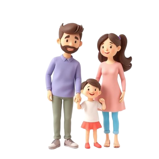 Ilustração de família